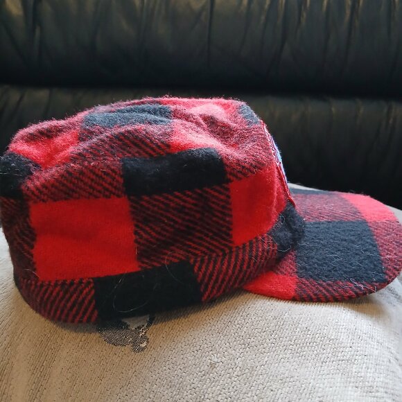 Authentic Canada Goose Buffalo Plaid Wool Lumberjack Hat - Picture 5 of 8